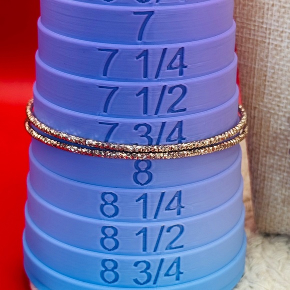 Rose Gold Necklace, Bracelet, And Earrings Bundle - Picture 4 of 6